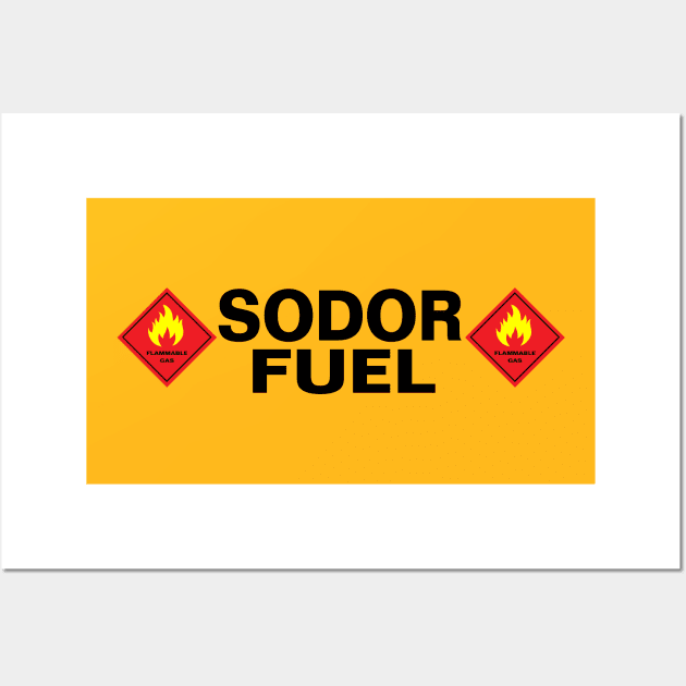 Sodor Fuel Wagon (Alternate Ver.) Wall Art by corzamoon